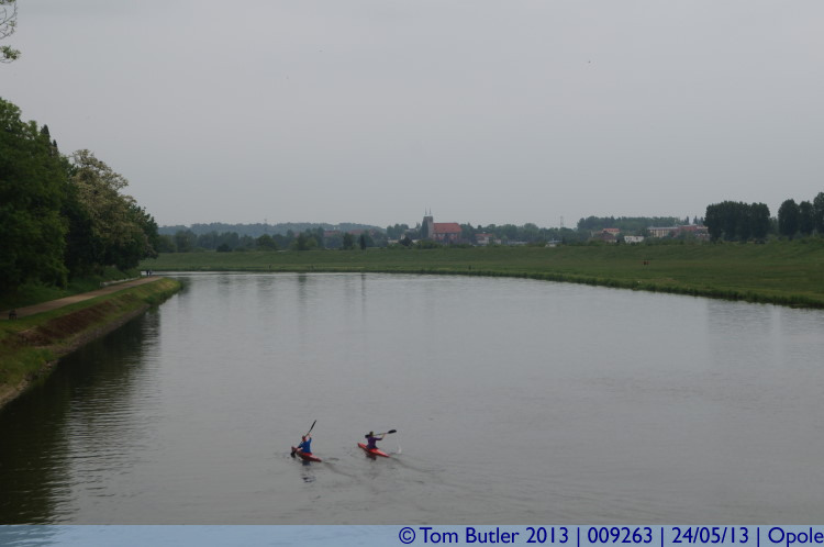 Photo ID: 009263, Kayaks on the Odra, Opole, Poland