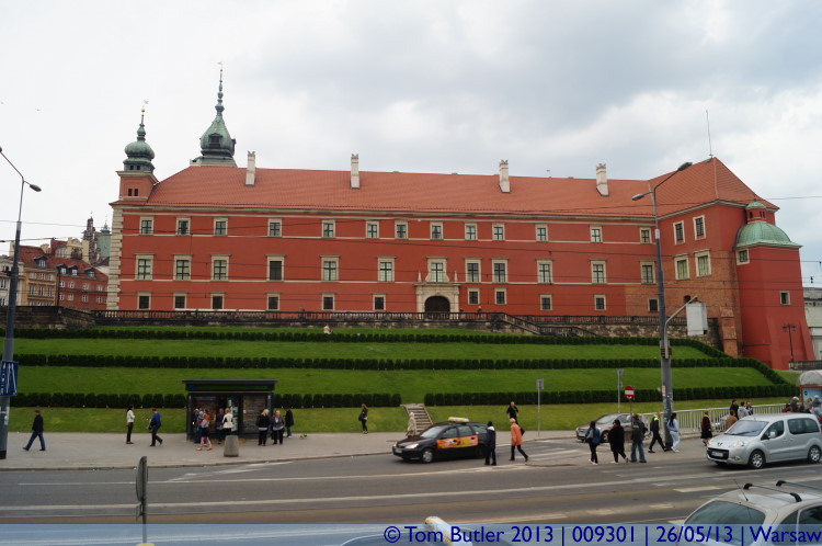 Photo ID: 009301, The side of the Royal Palace, Warsaw, Poland