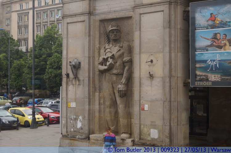 Photo ID: 009323, Communist era statues, Warsaw, Poland