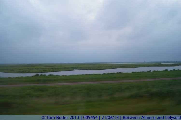 Photo ID: 009454, Land reclaimed, Between Almere and Lelystad, Netherlands
