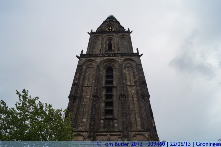 Photo ID: 009460, The tower of the Martinikerk, Groningen, Netherlands