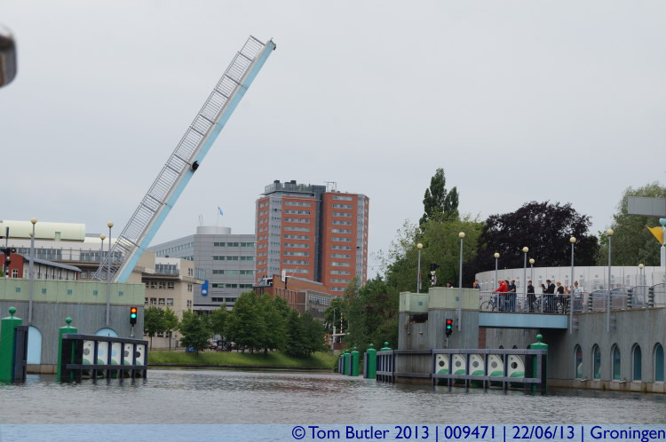 Photo ID: 009471, Bridge lifts, Groningen, Netherlands