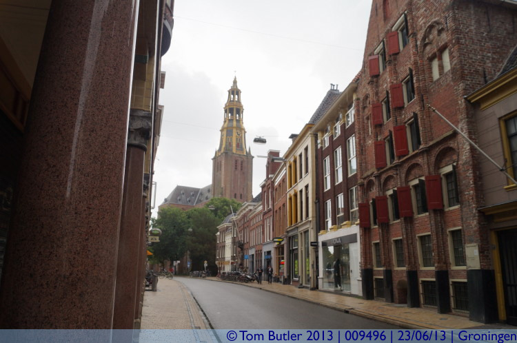 Photo ID: 009496, Approaching the Aa-Kerk, Groningen, Netherlands