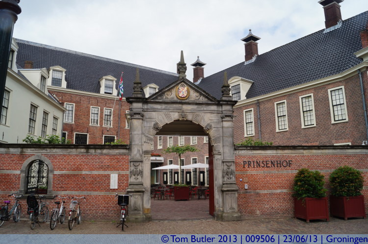 Photo ID: 009506, Entrance to the Prinsenhof, Groningen, Netherlands