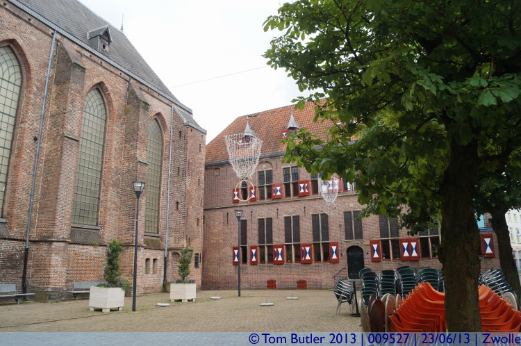Photo ID: 009527, In the Bethlehemkerkplein, Zwolle, Netherlands