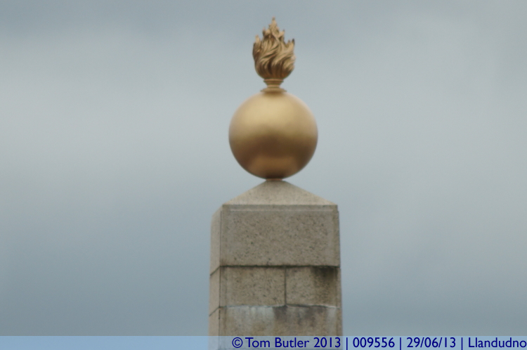 Photo ID: 009556, The top of the War Memorial, Llandudno, Wales
