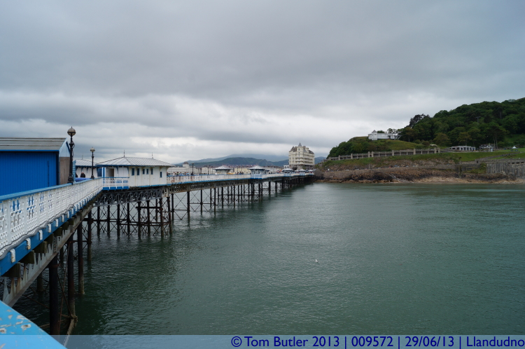 Photo ID: 009572, Looking along the pier, Llandudno, Wales