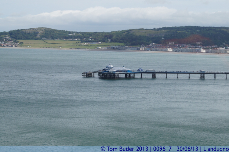 Photo ID: 009617, Pier from the Orme, Llandudno, Wales