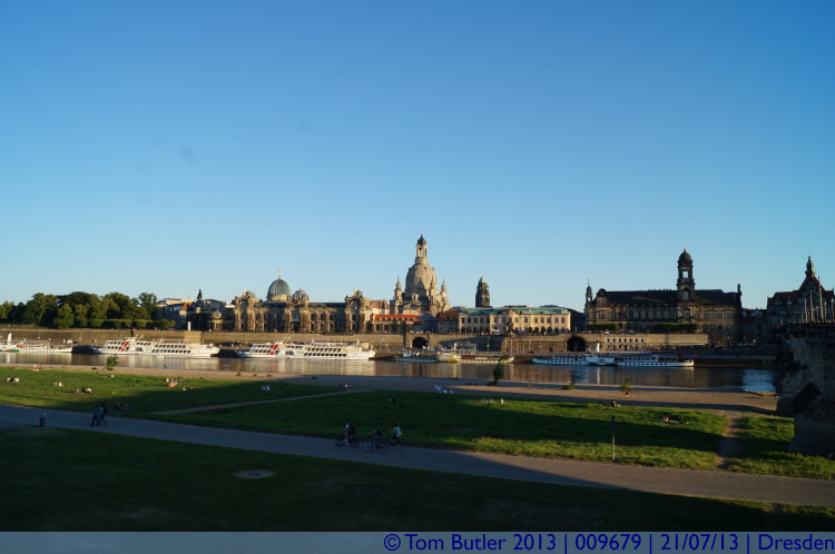 Photo ID: 009679, Looking across the Elbe, Dresden, Germany