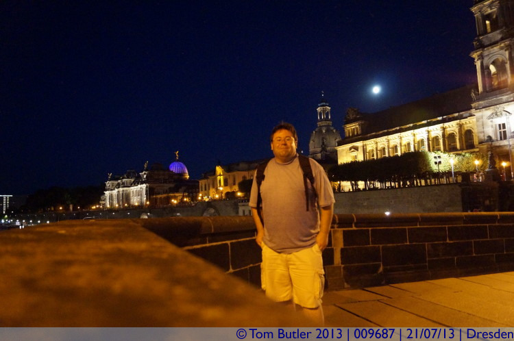 Photo ID: 009687, Standing on the Augustusbrcke, Dresden, Germany
