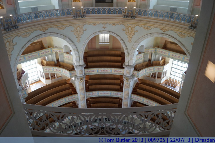 Photo ID: 009705, Inside the Frauenkirche, Dresden, Germany