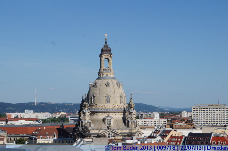 Photo ID: 009718, The dome of the Frauenkirche, Dresden, Germany