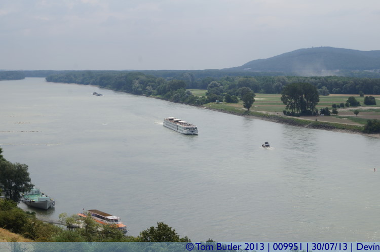 Photo ID: 009951, Looking down onto the Danube, Devin, Slovakia