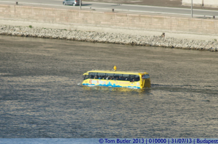 Photo ID: 010000, A floating coach on the Danube, Budapest, Hungary