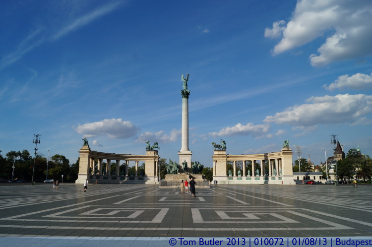Photo ID: 010072, Heroes' Square, Budapest, Hungary