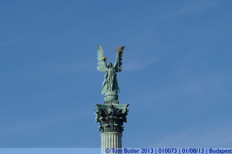 Photo ID: 010073, Heroes' Square statue, Budapest, Hungary