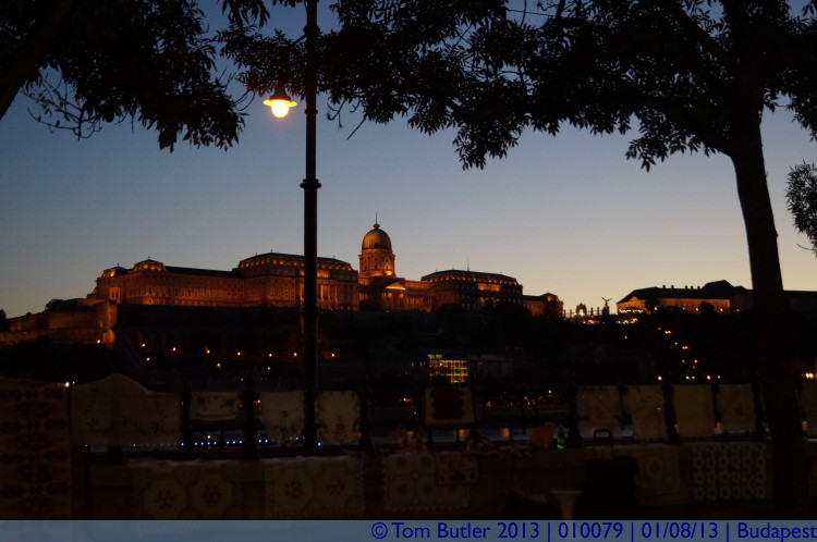 Photo ID: 010079, The palace at dusk, Budapest, Hungary