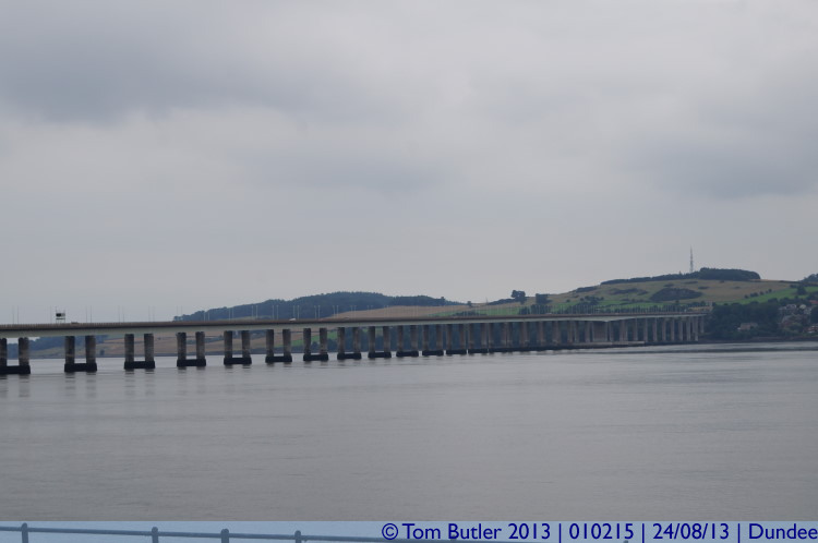 Photo ID: 010215, The Tay Road Bridge from the deck of the Discovery, Dundee, Scotland