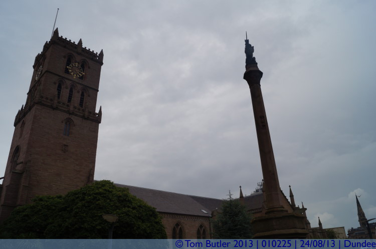Photo ID: 010225, Church and Market, Dundee, Scotland