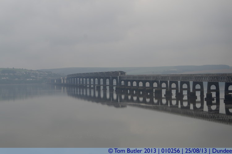 Photo ID: 010256, Ruined bases of the old Tay bridge, Dundee, Scotland