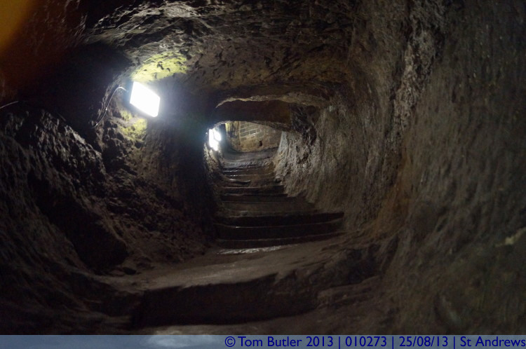 Photo ID: 010273, In the mines, St Andrews, Scotland
