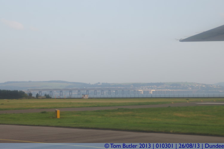 Photo ID: 010301, The Tay bridge from Dundee Airport runway, Dundee, Scotland