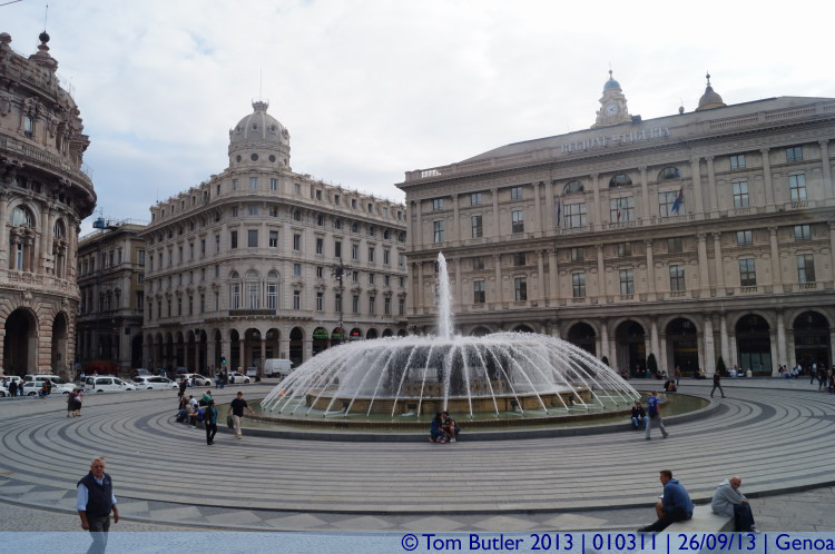 Photo ID: 010311, The Piazza di Ferrari, Genoa, Italy