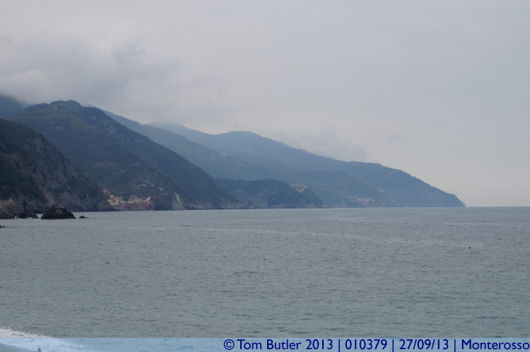 Photo ID: 010379, Looking down the Cinque Terre Coast, Monterosso, Italy