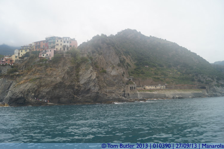 Photo ID: 010390, The town and station, Manarola, Italy