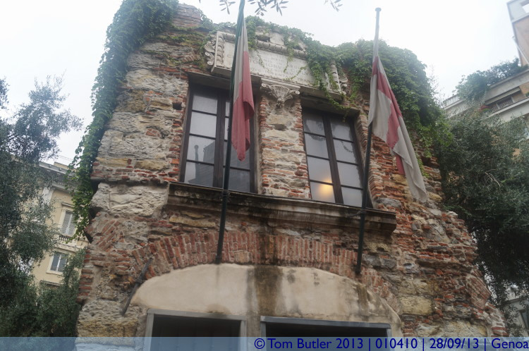 Photo ID: 010410, The Columbus family home, Genoa, Italy
