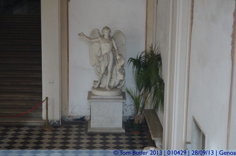 Photo ID: 010429, Statue in the Palazzo Reale, Genoa, Italy
