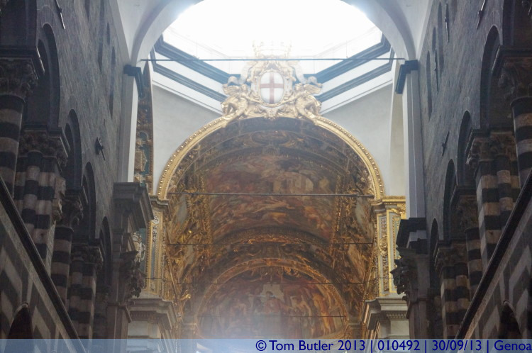 Photo ID: 010492, Above the altar, Genoa, Italy