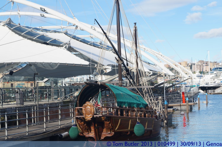 Photo ID: 010499, A traditional Genovese sailing boat, Genoa, Italy