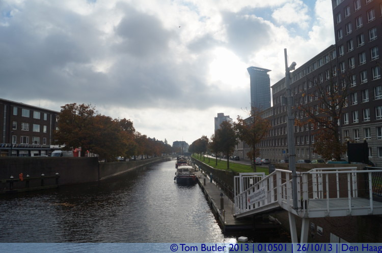 Photo ID: 010501, Looking down a Canal, Den Haag, Netherlands