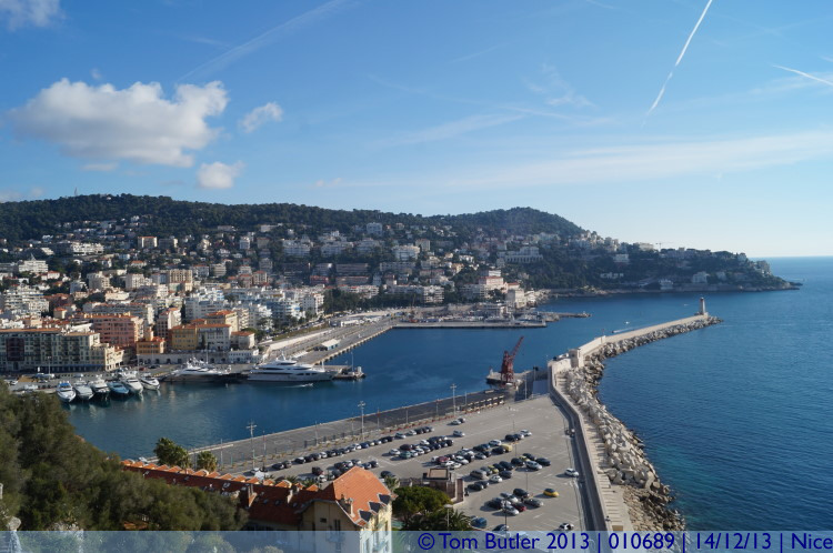 Photo ID: 010689, Looking over the port, Nice, France
