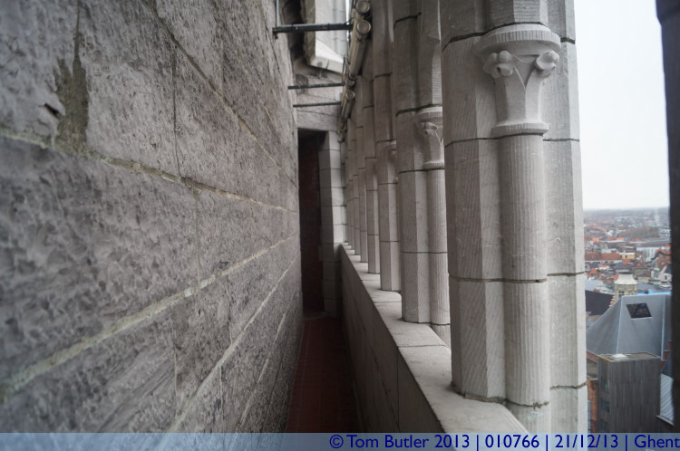 Photo ID: 010766, Belfry walkway, Ghent, Belgium