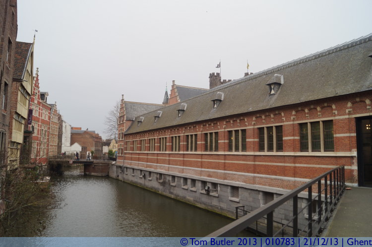Photo ID: 010783, The side of the Fish Market, Ghent, Belgium