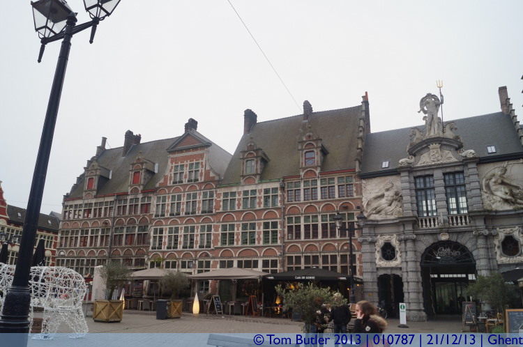 Photo ID: 010787, Square by the Fish Market, Ghent, Belgium
