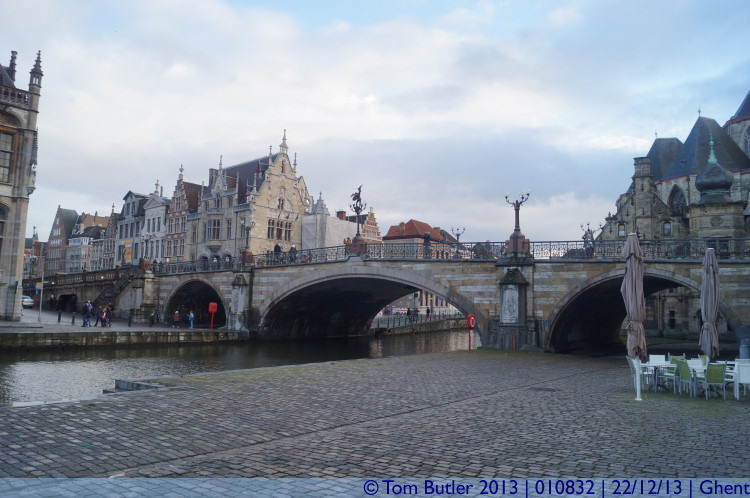 Photo ID: 010832, St Michaels Bridge, Ghent, Belgium