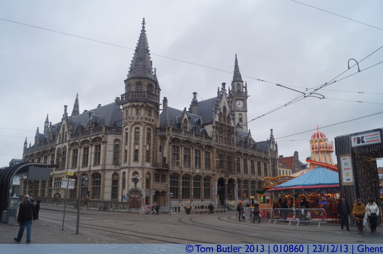 Photo ID: 010860, In the Korenmarkt, Ghent, Belgium