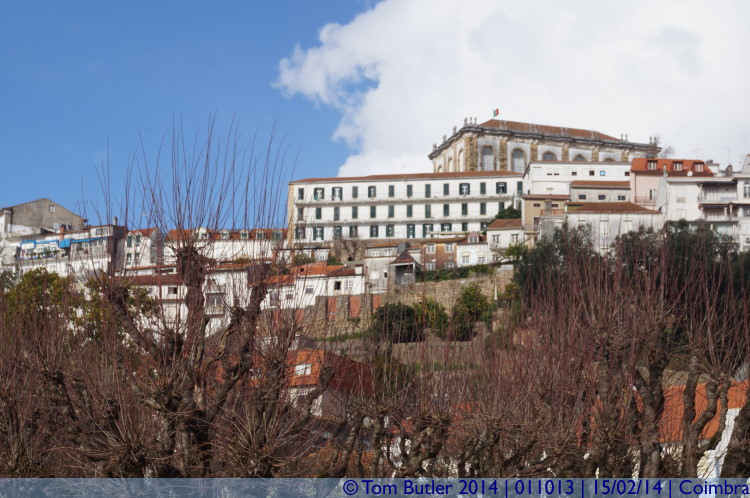 Photo ID: 011013, Looking up to the University, Coimbra, Portugal