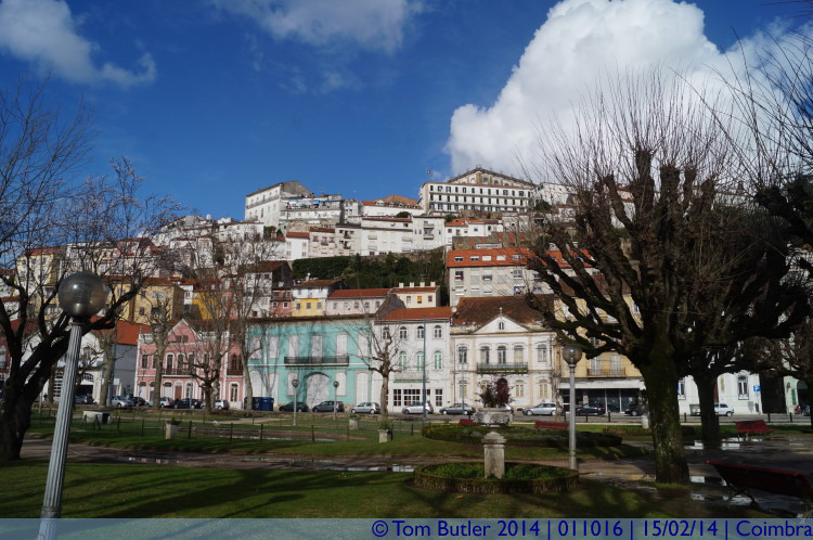 Photo ID: 011016, Park and Old Town, Coimbra, Portugal