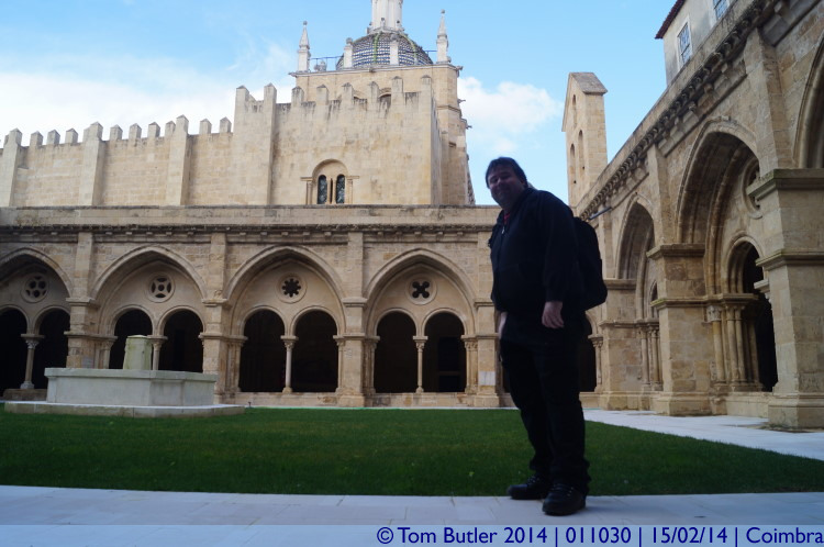 Photo ID: 011030, In the cloister, Coimbra, Portugal