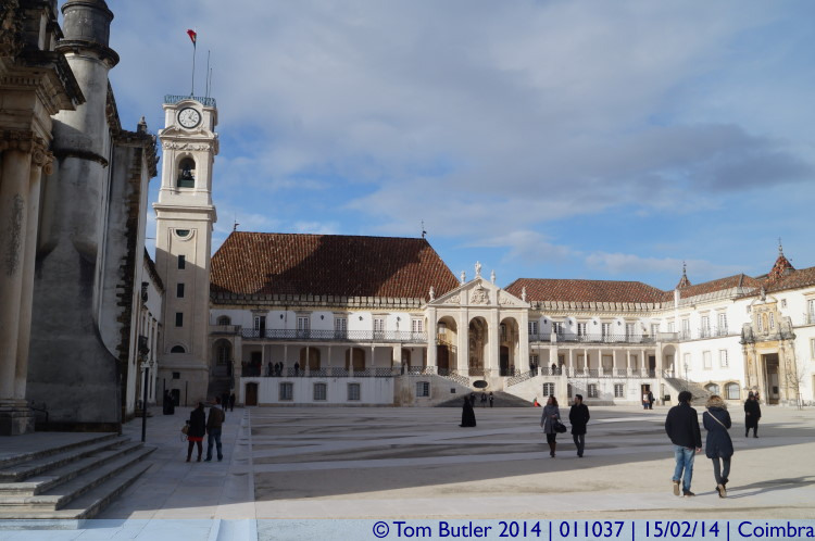 Photo ID: 011037, University tower and buildings, Coimbra, Portugal