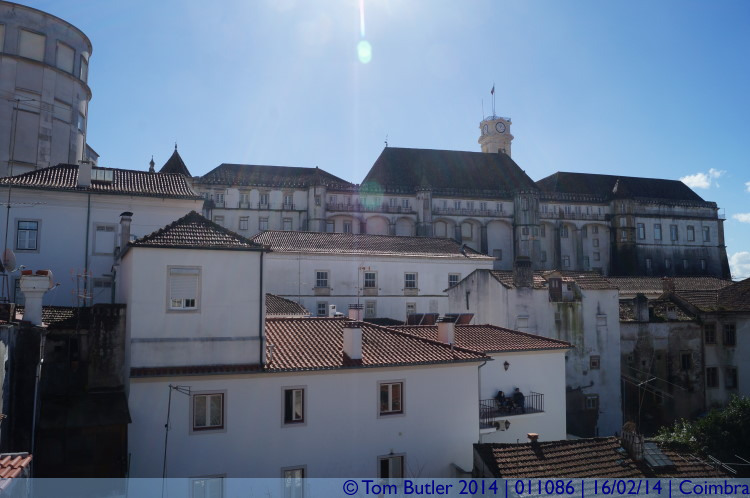 Photo ID: 011086, The back of the university, Coimbra, Portugal