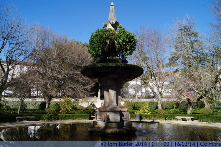 Photo ID: 011100, The Botanical Garden fountain, Coimbra, Portugal