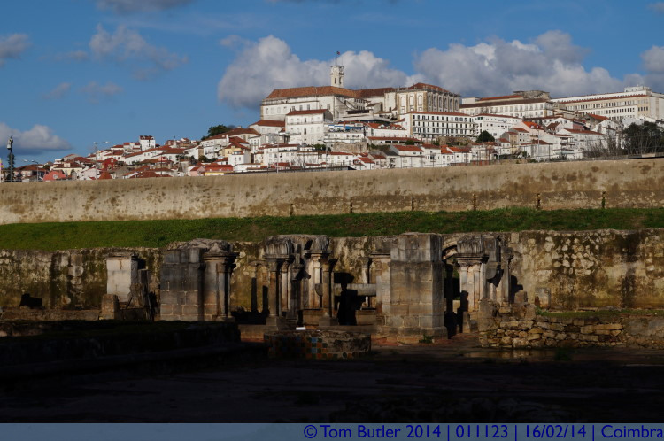 Photo ID: 011123, Ruins and Old town, Coimbra, Portugal