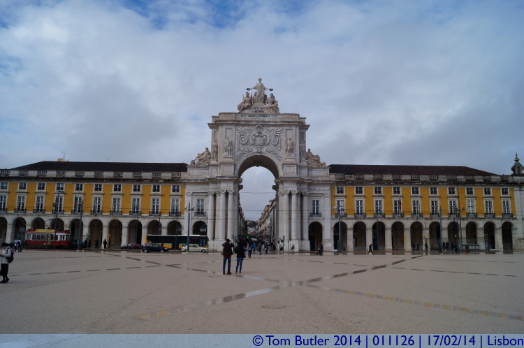 Photo ID: 011126, In the Praa do Comrcio, Lisbon, Portugal