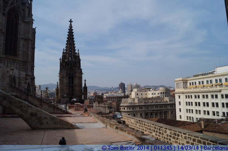 Photo ID: 011345, On the roof, Barcelona, Spain