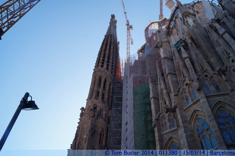 Photo ID: 011380, Towers and tower cranes, Barcelona, Spain
